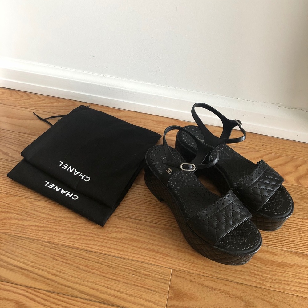 Authentic Chanel platforms